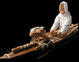 Kayak inuit circa 1920 | Cabinet de curiosités